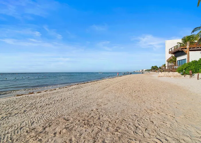 Beachfront Penthouse With Jacuzzi & Club Apartment